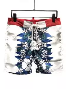 dsquared2 underwear short collections hommes flower white